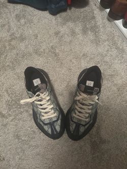 Gucci GG  rhyton Monogram Sneakers Black/Beige – Size 11 / EU 44