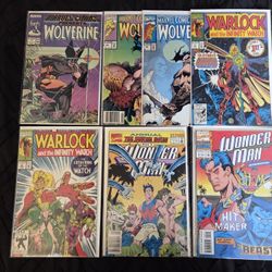 Vintage Comic book lot of 7! Marvel Comics. Mixed lot. Keys. Wolverine.