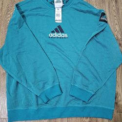 Adidas EQT Reflective Crewneck Sweatshirt Equipment Green JN7146 Men Sz XL $180