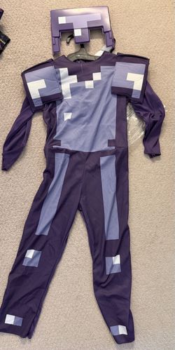 Minecraft Enchanted Diamond Armor Costume sz Small