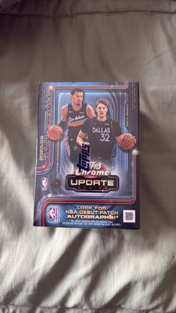 2025-26 Topps Chrome Basketball Update Blaster Box