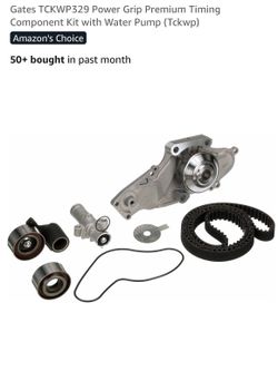 Gates TCKWP329 PowerGrip Premium Timing Belt Component Kit with Wate