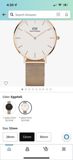 Daniel Wellington Women Rose Gold Mesh Watch 32mm 