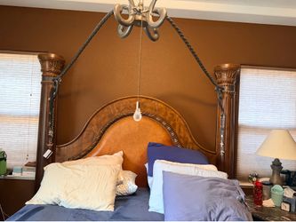 Cal, King 4 Post bed and frame