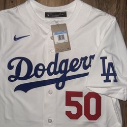 New Men’s Size Medium Nike LA Dodgers Mookie Betts Jersey 