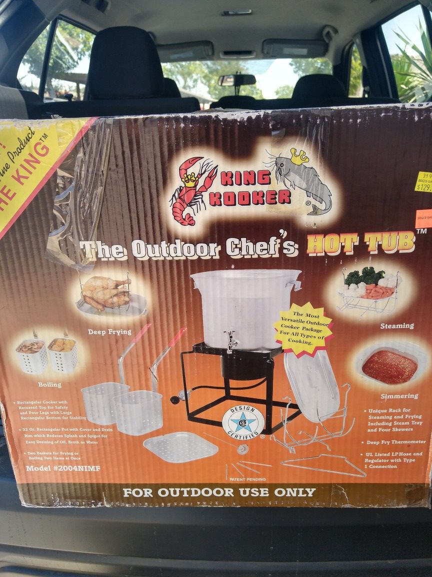 The outdoor chef hot tub