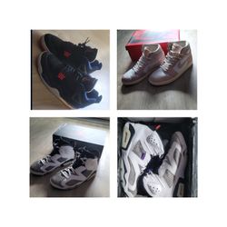 Jordans 1,6,4s 