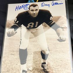 CHICAGO BEARS DOUG ATKINS AUTOGRAPH 