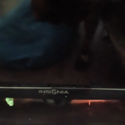 Black Insignia TV Works Good It's Clean Had It For Three Years Don't Know What Size A 24 Inch or 32 Inch Not Sure My Cousin Wants To Sell It Soon 