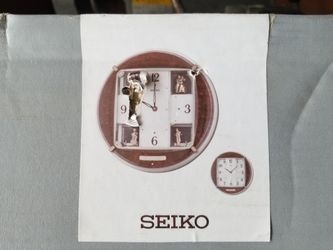 Seiko Melodies in Motion Endless Waltz Clock Retired QXM279BRH for