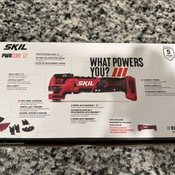 Brand New SKIL PWR CORE 12 12-volt Cordless Brushless Variable speed 40 -Piece Oscillating Multi-Tool With Accessories (Battery Not Included)
