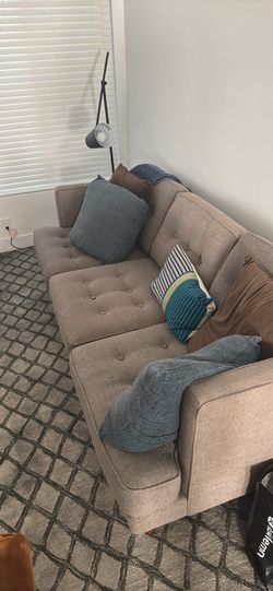 Grey Couch for Sale! Must pick up
