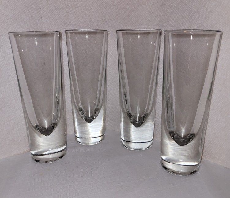 Vintage Italian Heavy Bottom Glassware
