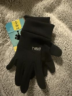 HEAD Kids Touchscreen Gloves - Black (SMALL)