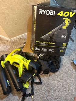 RYOBI 40V Vac Attack Leaf Vacuum/Mulcher