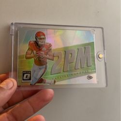 2017 Panini Optics Patrick Mahomes Rookie Card