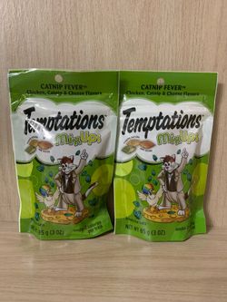 Temptations Catnip Fever Cat Treats, Price for Both