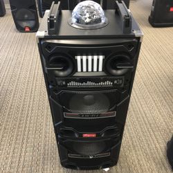 4,000 Watt Rechargeable Bluetooth Speaker/aux/fm/USB And SD Port/microphone For Karaoke/brand New!!