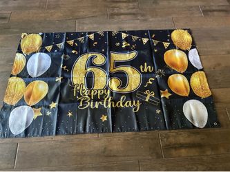Birthday Decor -65th