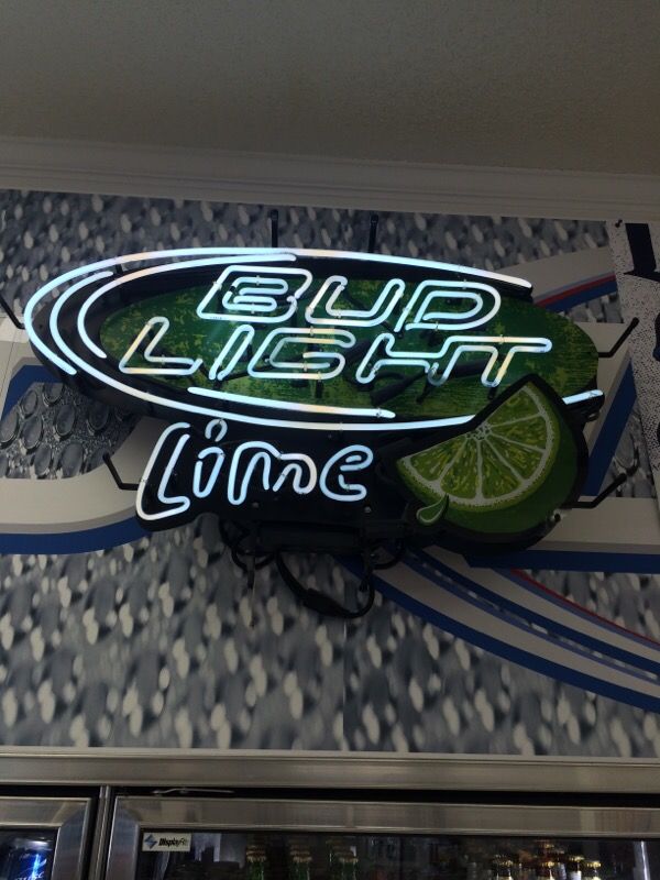 Bud light lime neon