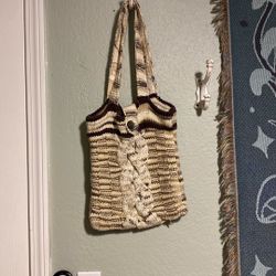 Knitted Tote Bag 