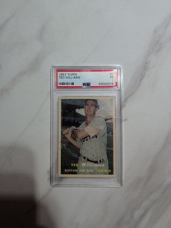 1957 Ted Williams card PSA 1