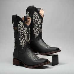 Cowboy Boots For Women Black - Multiple Sizes 