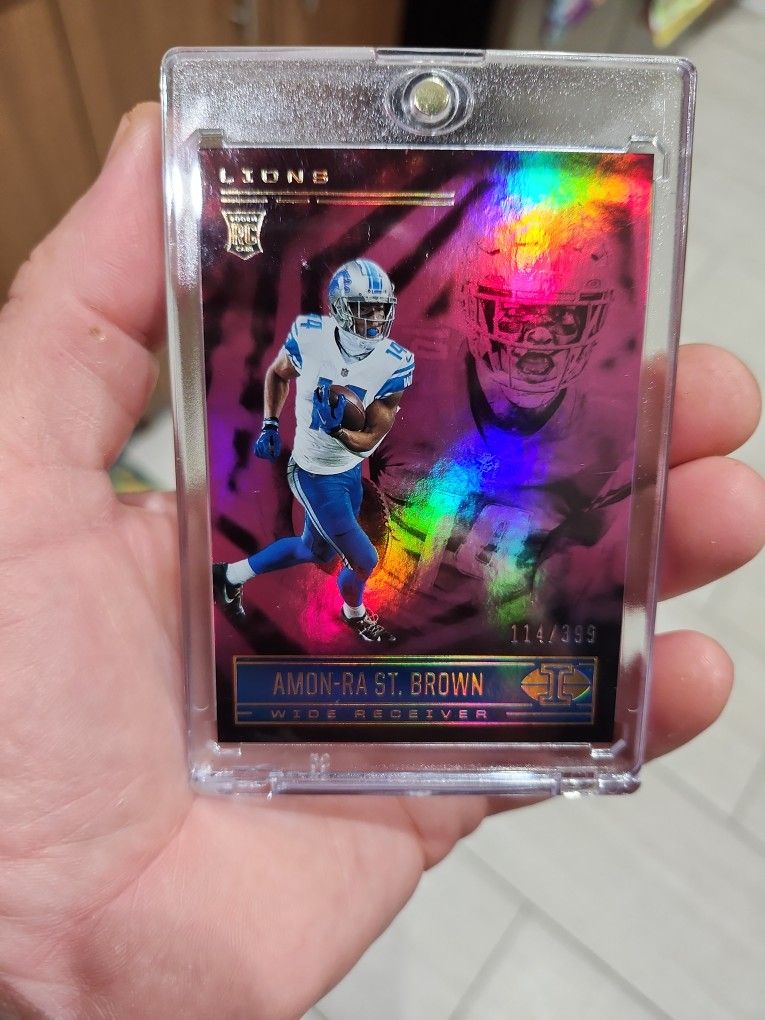 Amon Ra St.Brown 2021 Panini Illusions ROOKIE No. 114/399