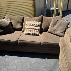 Soft Chocolate Sectional