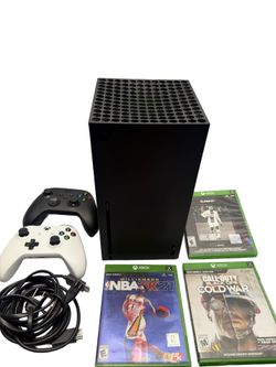 Xbox Series X 1TB Console - Black With 3 Games And 2 Controller