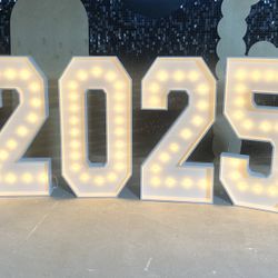 4 Ft  Marquet Light Number’s  And Letters 