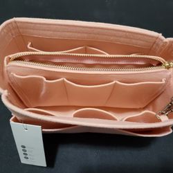 💗 ZTJUO Purse Organizer Insert – Blush Pink – New with Tags