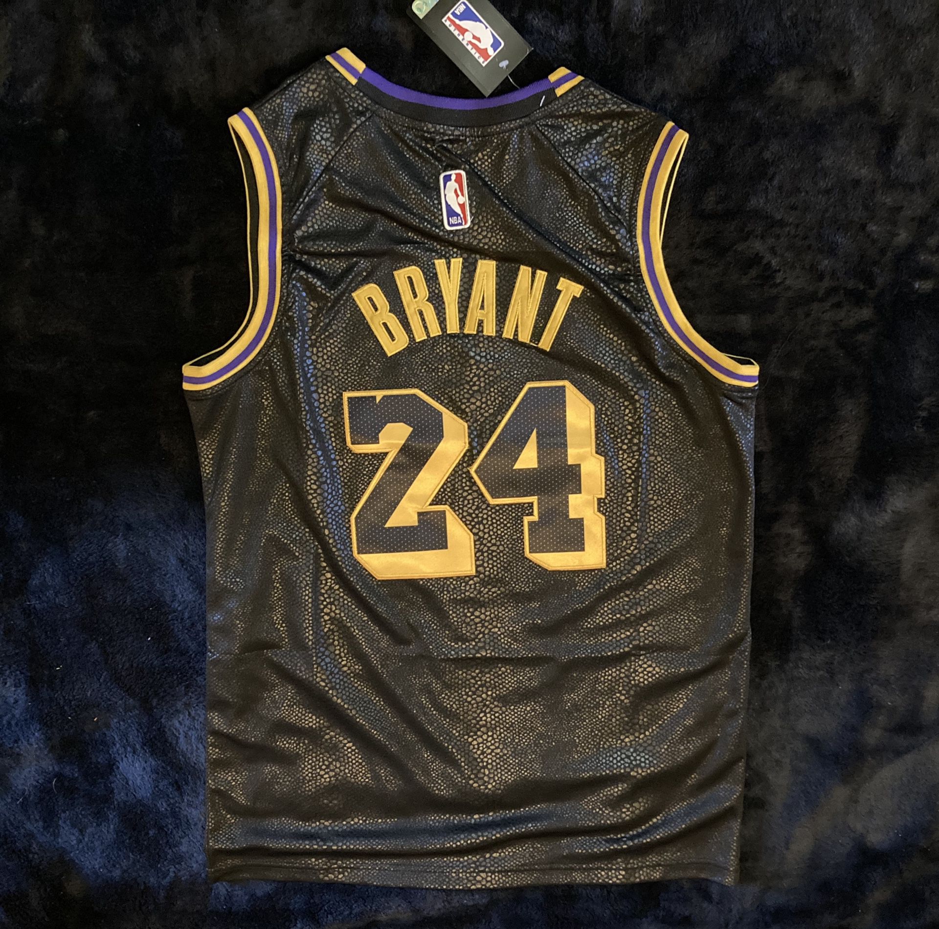 Los Angeles Lakers #24 Black Mamba Black With Purple Swingman Jersey on  sale,for Cheap,wholesale from China