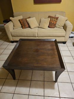Couch and table