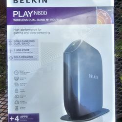 New Belkin Play N600 Wireless Duel Band Router