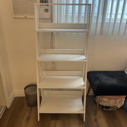 White Ladder Book Shelf 