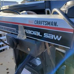 Craftsman Radial Arm Saw