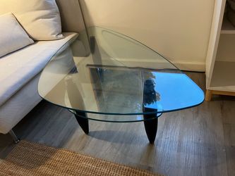 Modern Glass Triangle Coffee Table