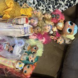 Barbie’s And Lol Dolls