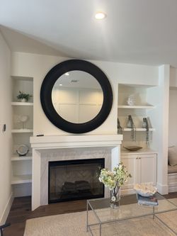Large Decorative Wood Mirror