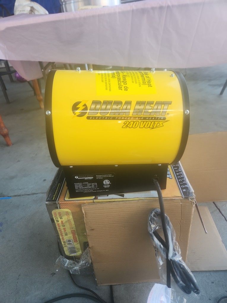DURA HEAT Electric forced Air Heater 240 V 20smp