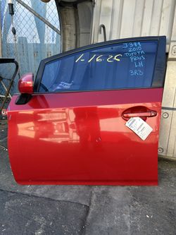 2010 - 2015 Toyota Prius Front Door Driver Side Red