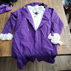 Men's Med Prince Shirt And Jacket Adult Halloween Costume 