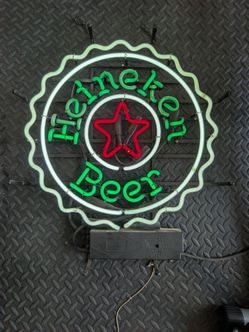 Neon beer sign