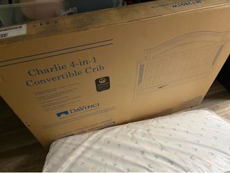 Convertible crib and mattress