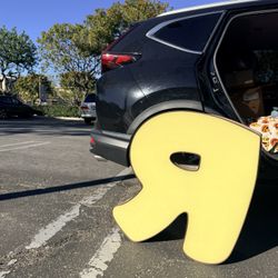 Toys R Us Letter R Vintage Sign 