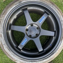 Volk TE37 19” Matte Black 