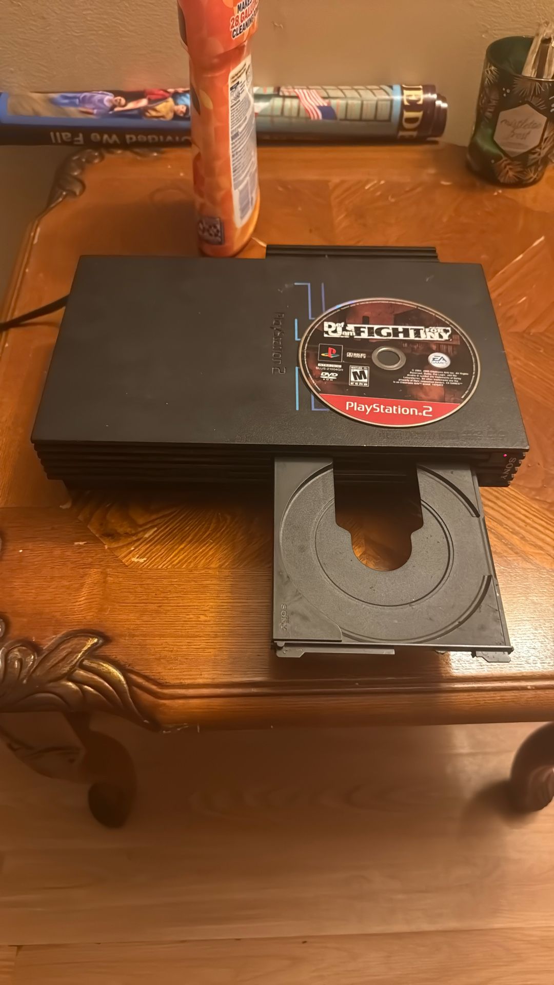 Ps2 With Cable And def Jam fight For Ny { no Control Or hdm}