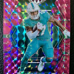 Jaylen Waddle 2023 Panini Mosaic Football #145 PINK CAMO PRIZM!! 