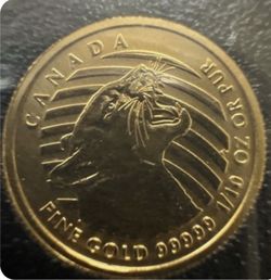 2016 1/10 Oz Growling Cougar Gold Coin